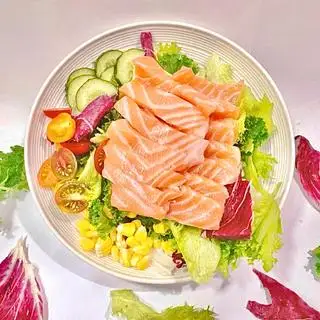 최고급 노르웨이산 생연어 샐러드 / Salmon salad / Salad cá hồi NAUY - 170.000 ₫ tại Rest Stop - Salad, Eatclean & Healthy - Phó Đức Chính