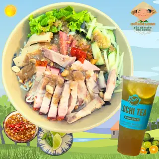 Combo1: Bún Mắm Nêm Thập Cẩm Đặc Biệt + Lục Trà Tắc Size L 700ml (Giá gốc 92k) - 79.000 ₫ tại Chú Đào Lochi - Bún Mắm Nêm & Nem Nướng Nha Trang - Lê Văn Lương