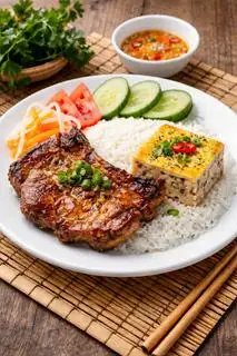 Cơm sườn + Chả - 65.000 ₫ tại Cơm Tấm Sườn Nướng 79 - Lê Hồng Phong