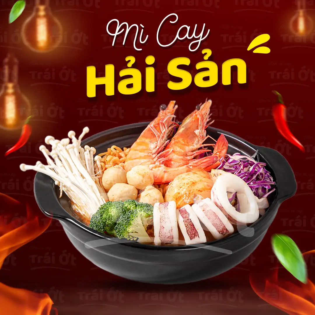 Mì Cay Kim Chi Hải Sản - 78.000 ₫ tại Mì Cay Trái Ớt Gò Vấp - Đường 20