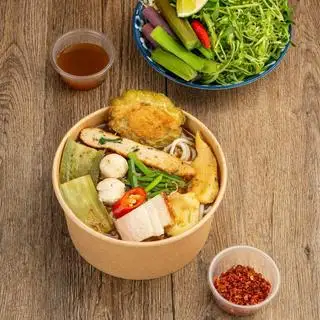 Bún Mắm Nguyên Bản Tô 67k - 67.000 ₫ tại Quán Mắm Bông Lau - Bún Mắm & Lẩu Mắm - Thích Quảng Đức