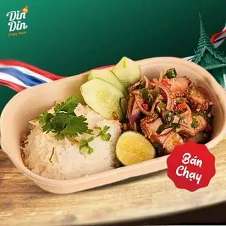 Cơm Ba Rọi Lắc Sốt Tomyum + Canh Rong Biển - BÁN CHẠY - 71.000 ₫ tại Din Din - Cơm, Mì Trộn & Gà Chiên Polo - Nguyễn Lâm