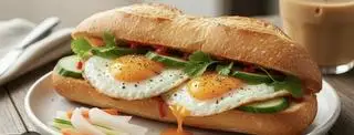 Hình ảnh Bánh mì 2 trứng