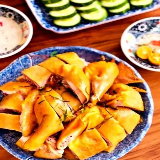 Gà ủ muối nguyên con - bỏ đầu chân - kèm rau dưa muối chấm - 229.000 ₫ tại Gà Hấp Muối & Gà Ủ Muối Thiên Ân Quán - Nguyễn Văn Luông