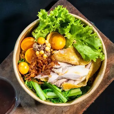Hình ảnh Mì trộn lòng gà trứng lòng đào (Trứng non tạm hết hàng)