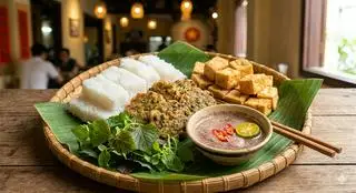 Hình ảnh Bún đậu chả hến
