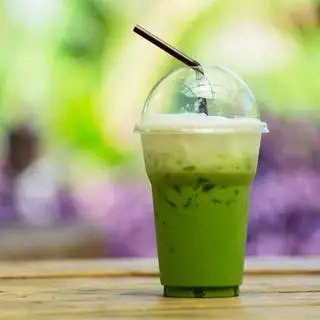 Hình ảnh Matcha latte sữa hạt