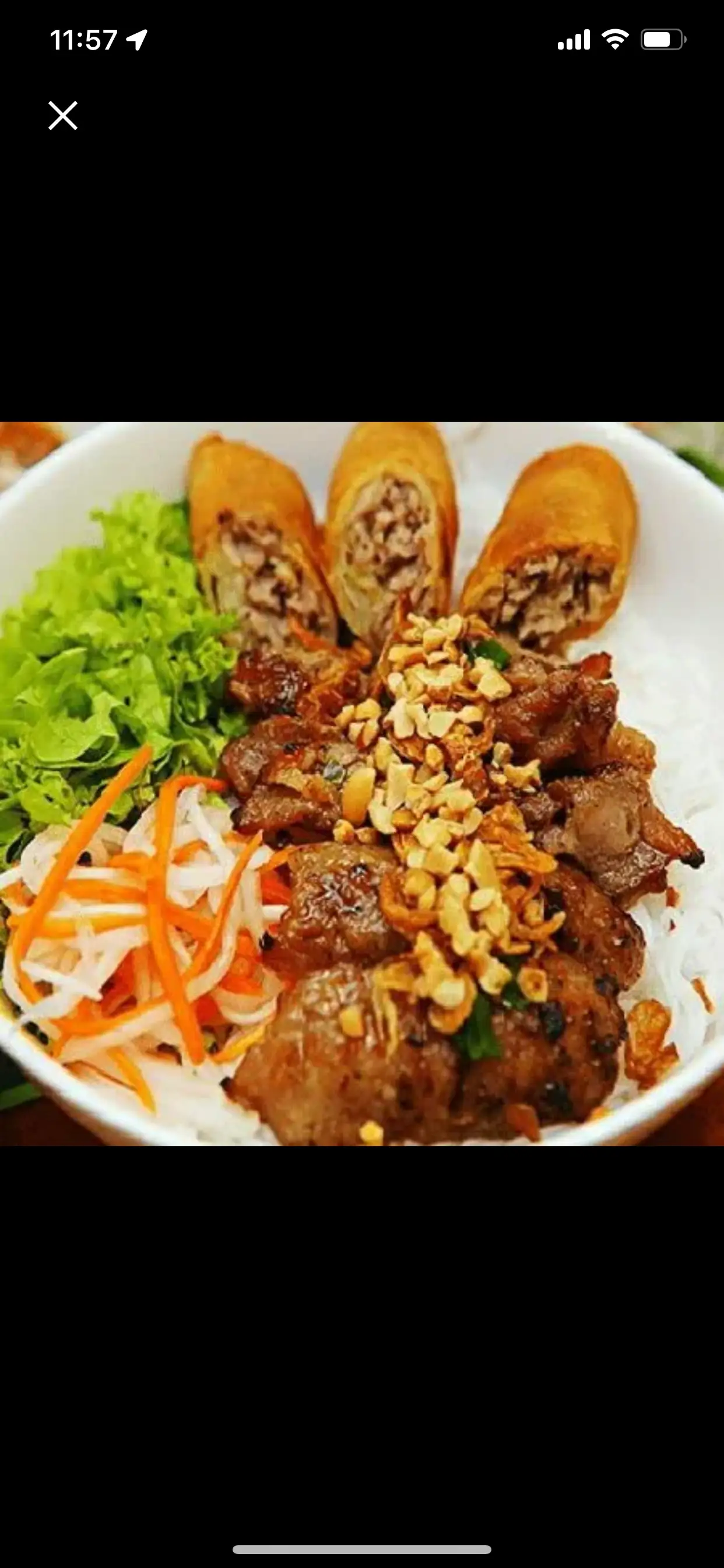 Bún đặc biệt - 69.000 ₫ tại Bún Thịt Nướng & Bánh Mì An Khang - Nguyễn Xí
