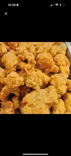 Hình ảnh da gà lắc phomai - kèm khoai tây
