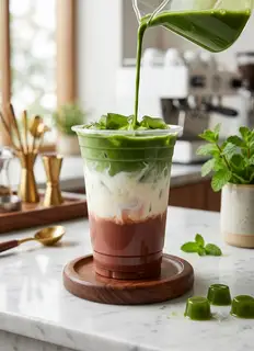 Hình ảnh Cacao latte matcha