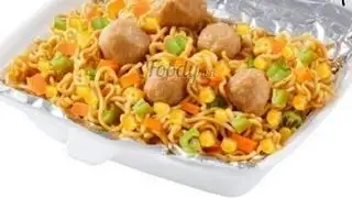 Hình ảnh mì trộn cá viên
