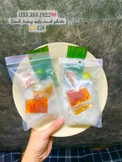 Hình ảnh Bánh tráng sợi sate muối ghiền 