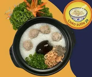 Cháo bò viên - bắc thảo - 45.000 ₫ tại Cháo Sườn SG29 - Lò Siêu