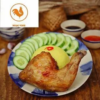 Cơm Gà Xối Mỡ Đùi Góc Tư  - 86.000 ₫ tại Ngọc Vinh - Gà Rán & Cơm Gà Xối Mỡ - Đường Số 30