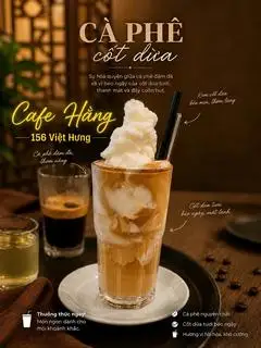 Hình ảnh Cà phê cốt dừa
