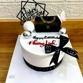 Hình ảnh Bánh Kem 15cm - Túi - Chữ - Bi