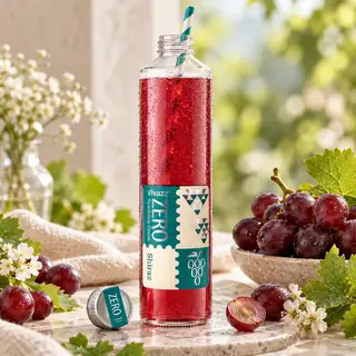 Hình ảnh VIVAZZ ZERO Sparkling Grape Shiraz 330ml