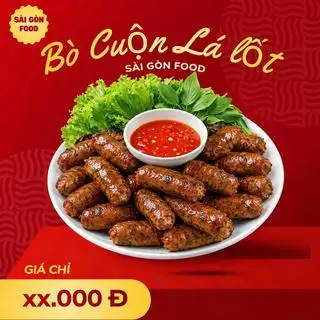 Hình ảnh Combo 2 Bò Cuộn Lá Lốt - 5 Viên