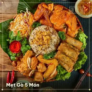 Hình ảnh Mẹt gà 5 món