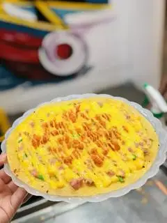 Hình ảnh bánh tráng nướng ruốc phomai sốt bơ