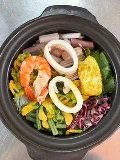 Hình ảnh  Bún cá mực tôm
