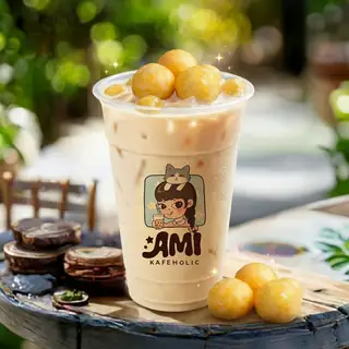 Hình ảnh Trà sữa viên phô mai