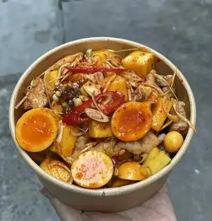 Chân gà mix trứng size XL - 159.000 ₫ tại Ngoc Kim Food - Gà Ủ Muối & Chân Gà Sốt Thái - Cư Xá Phan Đăng Lưu