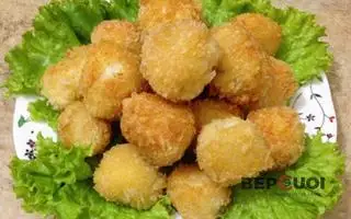 Hình ảnh Trứng cút chiên ( 4 trứng )