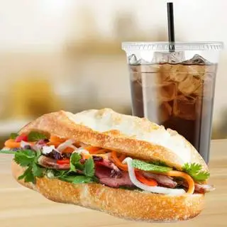 Combo bánh mì + cà phê đen - 43.000 ₫ tại Bánh Mì Lưu Luyến - Tân Châu An Giang - Nguyễn Thần Hiến