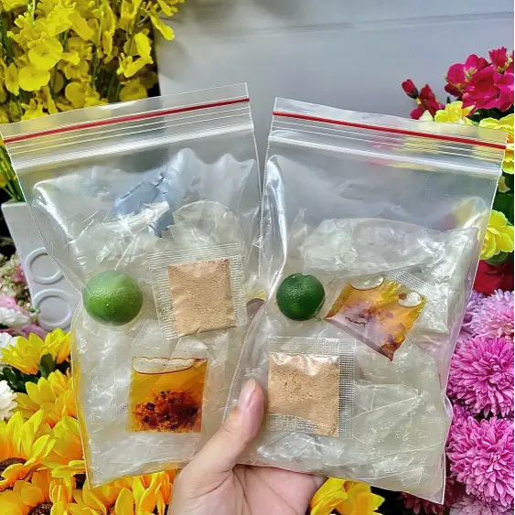Bánh tráng phơi sương sate tắc muối - 14.000 ₫ tại  Oh Tea - Trà Sữa & Bánh Tráng - Nguyễn Thượng Hiền