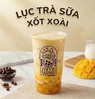 Hình ảnh Lục trà sữa xốt xoài