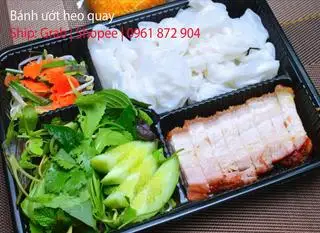 Hình ảnh Bánh ướt heo quay - đĩa lớn
