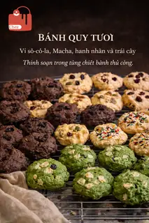 Hình ảnh Cookies tươi thủ công - gói 1kg 5 vị