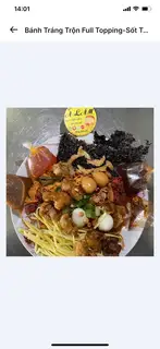 Bánh tráng trộn - sốt bò - 45.000 ₫ tại Bánh Tráng Trộn A Lâm - 117 Huỳnh Văn Bánh