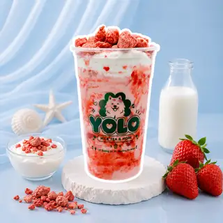 Hình ảnh Sữa DÂU Sấy Thăng Hoa - ly 700ml