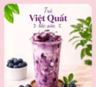 Hình ảnh Trà việt quất lắc sữa