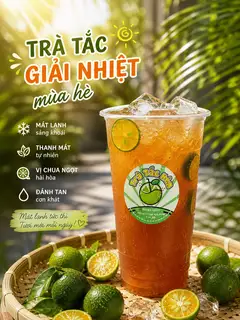 Trà tắc ghiền ly 700ml - 18.000 ₫ tại Trà Tắc Hẻm & Sữa Chua Mix - Tân Hòa Đông