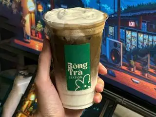 Hình ảnh Houjicha kem muối