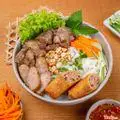 Bún Thịt Nướng Đặc Biệt - Nem Nướng - Chả Giò - 58.000 ₫ tại Bún Thịt Nướng Cô Tín - Nguyễn Hồng Đào