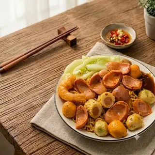 Hình ảnh ( BEST-SELLER) Mì Trộn Đẫm Sốt Thập Cẩm Đặc Biệt Nhiều Mì