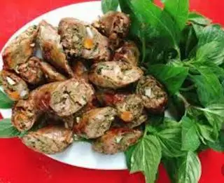 dồi dê chiên - 140.000 ₫ tại Lẩu Dê Cây Dừa - Bình Đông