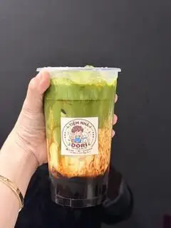 Hình ảnh Sữa tươi trân châu đường đen matcha - size L