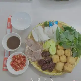 Hình ảnh Bún đậu - thịt chân giò - dồi chiên