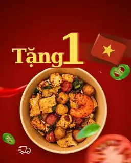Hình ảnh Combo trộn đặc biệt + 1 lạp xưởng (kèm bột ớt)