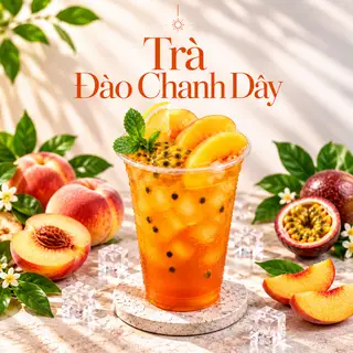 Hình ảnh Trà đào chanh dây