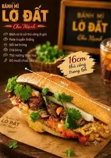 Hình ảnh Bánh mỳ lò đất thịt nướng ( 1 chiếc )
