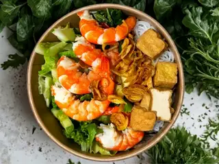 Hình ảnh Bún nêm - super tôm - nhiều tôm