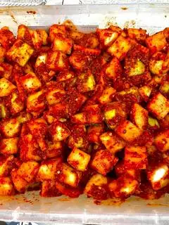 Hình ảnh kim chi củ cải Hàn Quốc