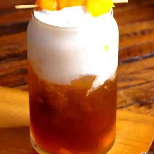 Hình ảnh Trà đào macchiato