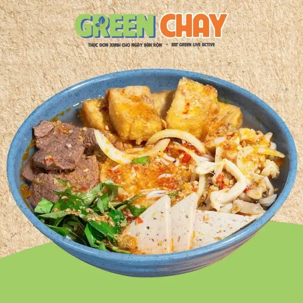 Bún Huế chay - 55.000 ₫ tại Green Chay - Cơm Chay Và Bún Chay - Hồ Con Rùa